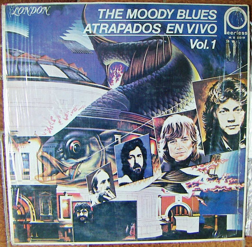 Rock Inter, The Moody Blues, Atrapados En Vivo, Vol.1, Lp12´