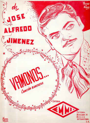 Vamonos... Jose Alfredo Jimenez Canción Ranchera Partitura