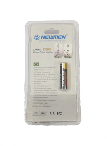 Mouse Newmen Óptico Wireless F200