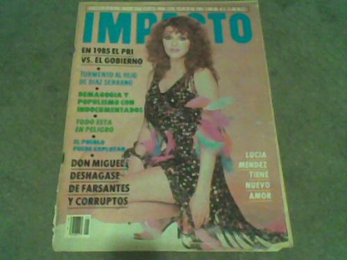 Revista Impacto Lucia Mendez 1985