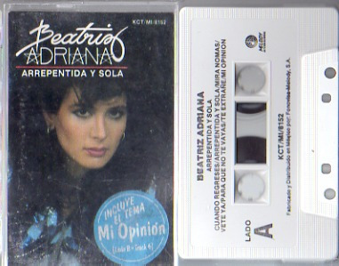 Audio Cassette Beatriz Adriana, Arrepentida Y Sola
