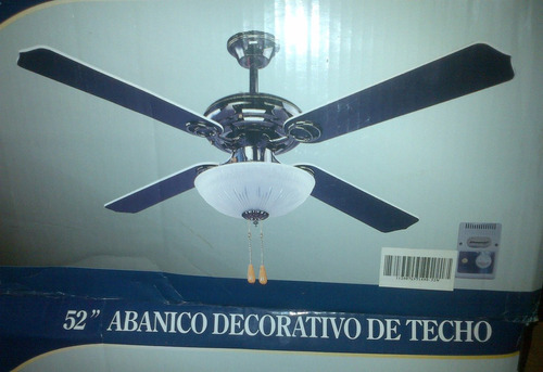 Ventiladores De Techo Con Lampara Decorativo De 52