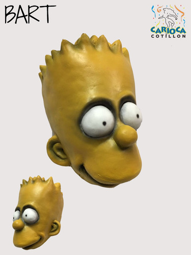 Mascara De Latex Bart Simpson