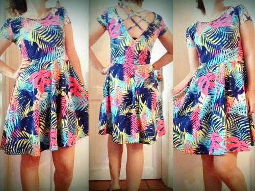 Vestido Tropical Colors By Las Dos Floras ¿. Por Talle