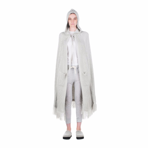 Maria Cher Capa Poncho Kimberly Gris Nuevo Original Mujer