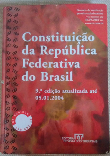 Constituiçao Da Republica Federativa Do Brasil 9ª Capa Dura