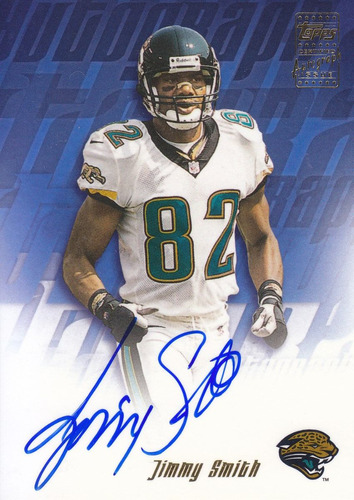 2001 Topps Autografo Jimmy Smith Wr Jags