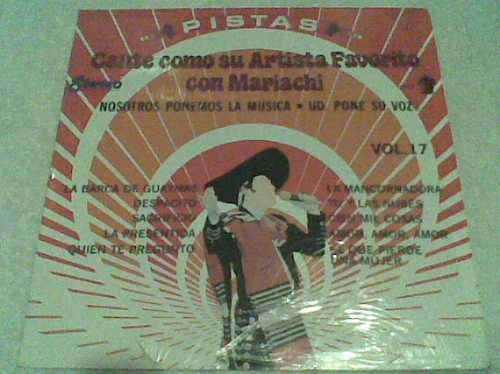 Disco L.p.331/3 Pista Para Cantar Con Mariachi