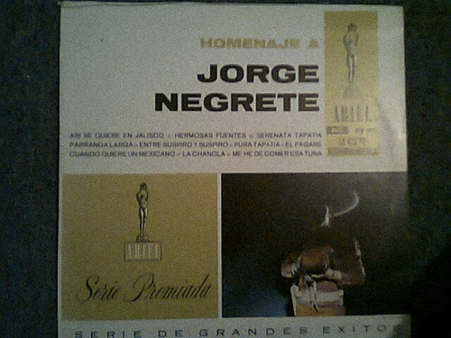 Disco L.p De Jorge Negrete