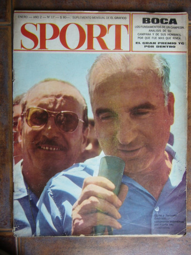 Oesterheld Lámina De Boca Emiliozzi Revista Sport N° 17 1966