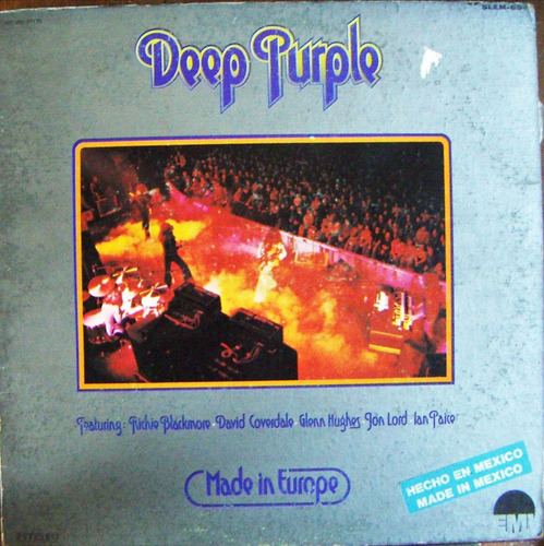 Rock Inter, Deep Purple, Made In Europe, Lp 12´,