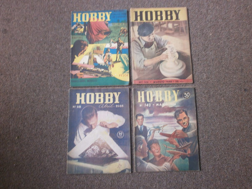 4 Revistas Hobby Consecutivas.año 1948(leer)