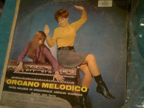 Disco Acetato De Organo Melodico Exitos Bailables En Sensaci