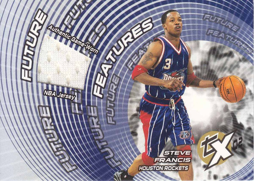 2002-03 Topps Xpectations Jersey Steve Francis Rockets