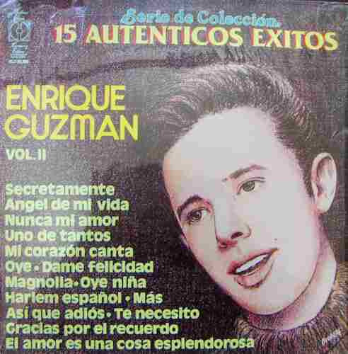 Rock Mexicano.enrique Guzman, Vol. 2, Lp 12´,mdn