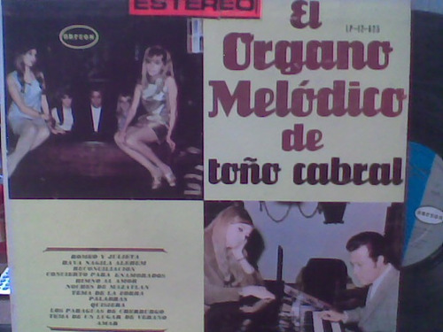 L.p.organo Melodico Toño Cabral