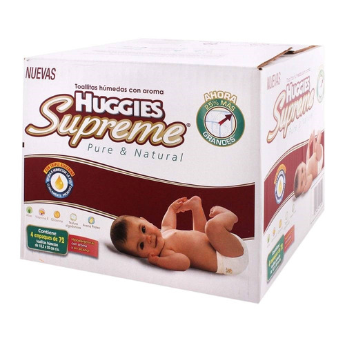 288 Toallitas Humedas Huggies Supreme