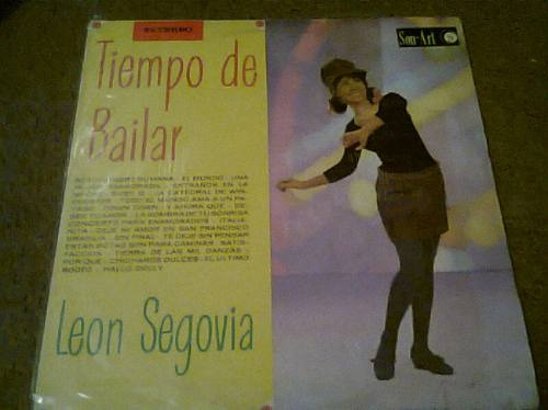 Disco Acetato De Tiempo De Bailar Leon Segovia