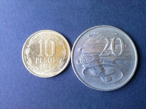 Moneda Australia 20 Cent Níquel 1981 (c43)