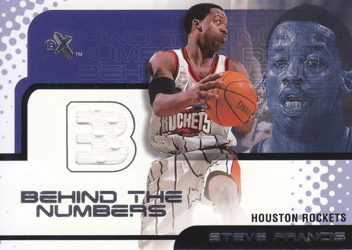 2001-02 E-x Jersey Steve Francis Rockets