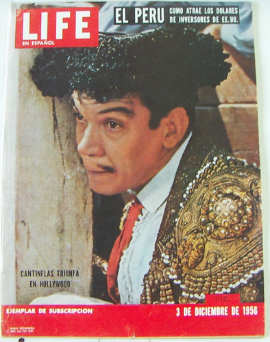 Revista Life, Mario Moreno  Cantinflas , En Portada