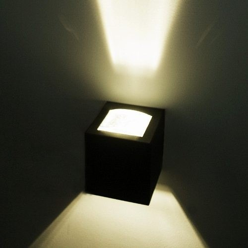 Imagen 1 de 7 de Aplique Bidireccional Exterior Lupa Vidrio Para Led G9 220v