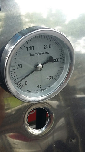 Imagen 4 de 6 de Freidora Industrial A Gas Tecnocalor 10 Lts Acero Y Enlozada