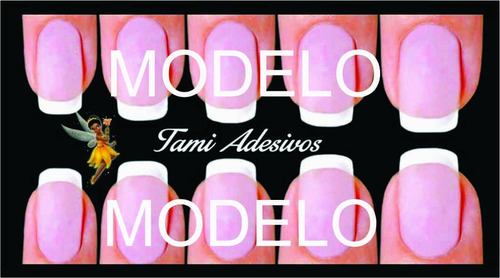 Cartão De Visita Adesivos De Unhas Gel, Unhas Decoradas
