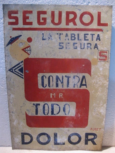 Letrero  Antiguo,segurol