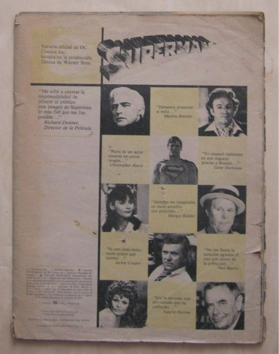 Superman The Movie, Revista Oficial De La Película