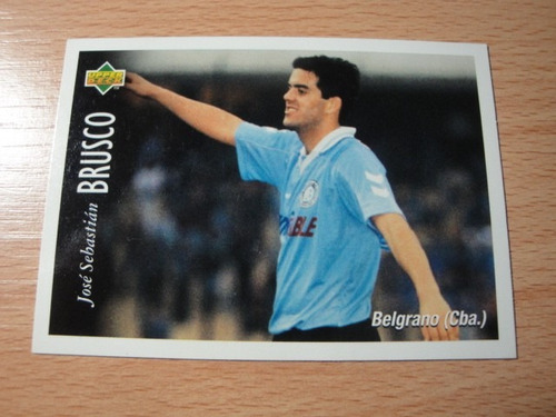 Figuritas Futbol 1995 Trading Card Belgrano Cba Brusco 115