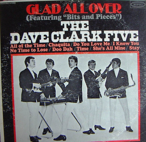 Rock Inter, The Dave Clark Five, Glad All Over, Lp 12´,