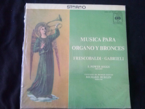 Lp Musica Para Organo Y Bronces Richard Burgin