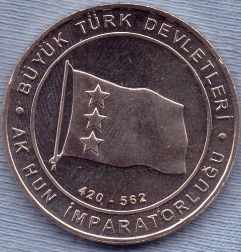 Turquia 1 Kurus 2015 * Imperio Hephthalite (420-562) *