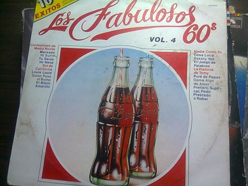 Disco Acetato De Los Fabulosos 60´s Vol.4