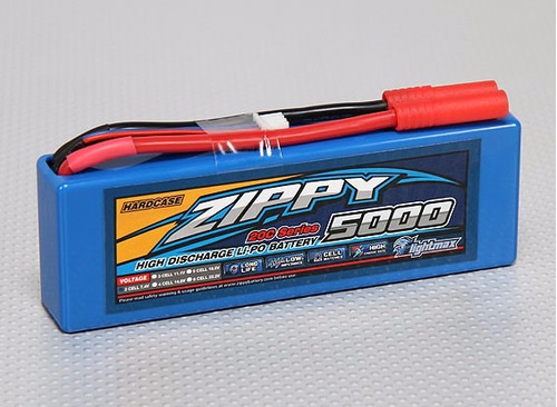 Bateria Lipo Zippy 5000mah 2s 7.4v 20c Hardcase Automodelo