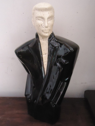 Vint.retro Escultura De Loza Moda De Los Años 80