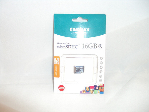 Memoria Micro Sd Hc 16 Gb Kingmax Para Celular Y Camaras