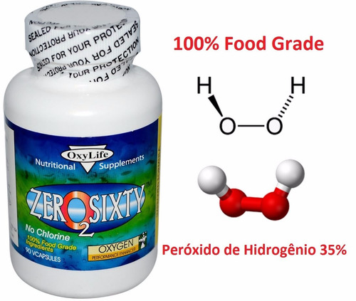 Peróxido De Hidrogênio 35% Pronto E Diluído Em 3% Food Grade