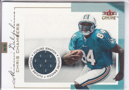 2001 Genuine Rookie Jersey Chris Chambers Wr /1000