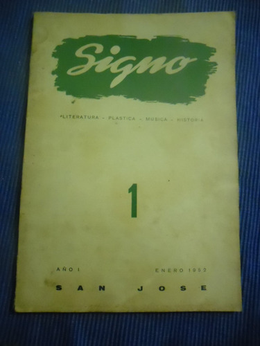 Coleccionables Antigua Revista Signo Año 1952