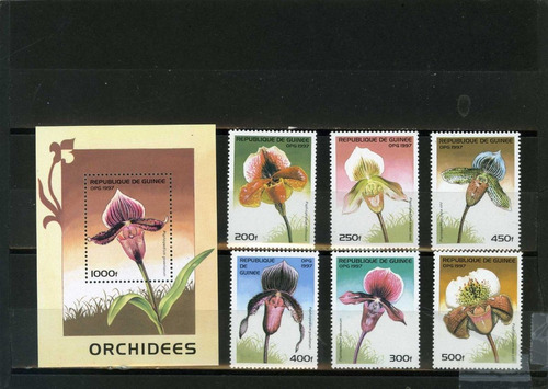 Rep De Guinea 1997  : Flores , Serie Orquideas ; Flora 