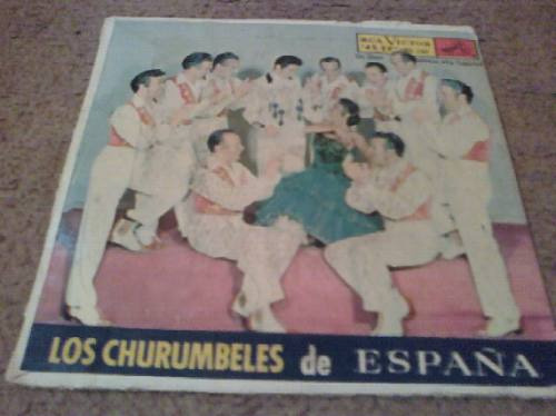 Disco Acetato 33 Rpm De Los Churumbeles De España