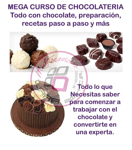 Manual Chocolates Tortas Postres Trufas Fondue Cupcakes