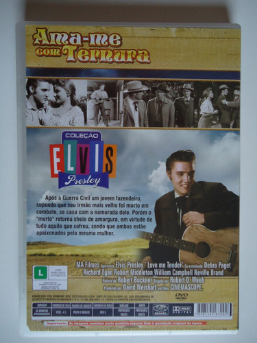 Elvis Presley - Ama-me Com Ternura - Filme Dvd