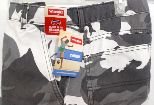 Wrangler Camuflaje Short Cargo Para Boys 100% Original