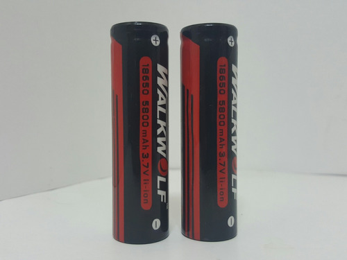 2 X Batería 18650 5800mah Recargable 3.7 4.2v Litio