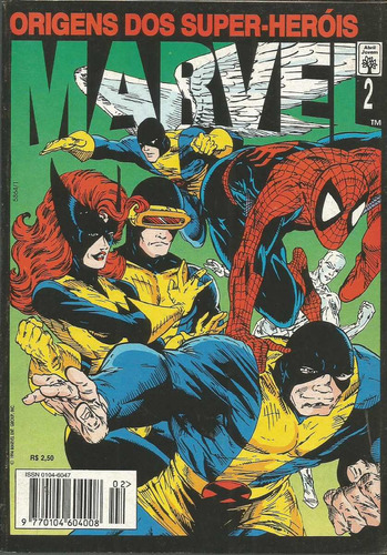 Origens Dos Super-herois Marvel 2 - Abril Bonellihq Cx22 C19