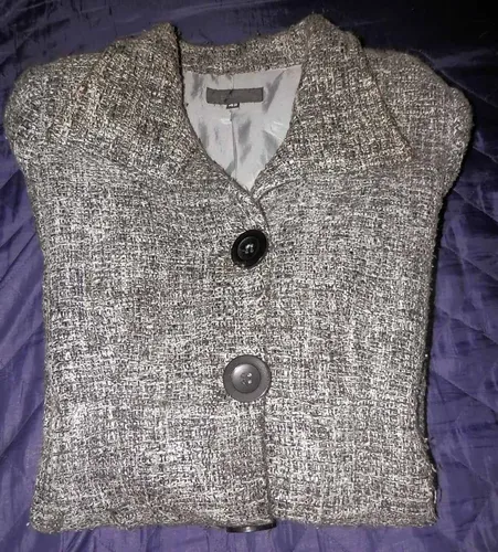 comprar Tapado Paño Saco Largo Dama Forrado-talle 42