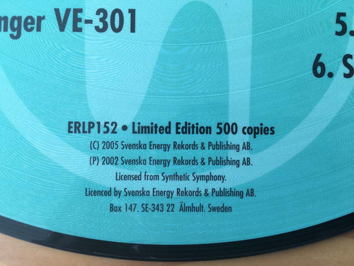 Vinil Lp Limitado Welle Erdball - Die Wunderwelt Das Technik